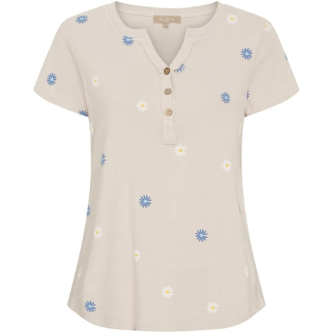 marta t-shirts_toppe Marta - Cecilie t-shirt, beige - 2553