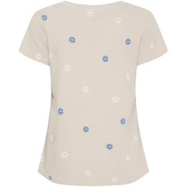 marta t-shirts_toppe Marta - Cecilie t-shirt, beige - 2553