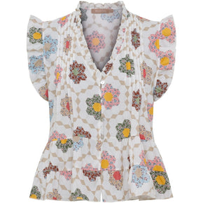 marta t-shirts_toppe Marta - Darla top, multi