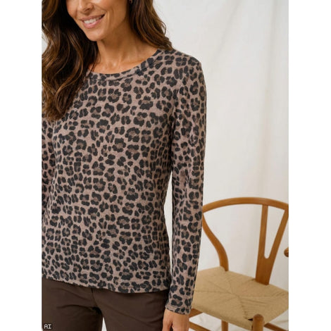 marta t-shirts_toppe Marta - Elissa top, fango