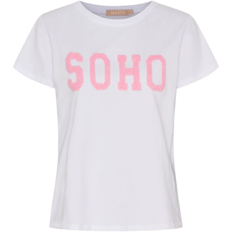 marta t-shirts_toppe Marta - Herdis t-shirt, hvid