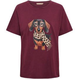 marta t-shirts_toppe Marta - Inge t-shirt, bordeaux - 0532