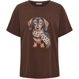 marta t-shirts_toppe Marta - Inge t-shirt, brun - 0532