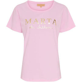 marta t-shirts_toppe Marta - Jeanette t-shirt, baby pink
