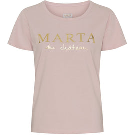marta t-shirts_toppe Marta - Jeanette t-shirt, old rose
