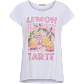 marta t-shirts_toppe Marta - Marie t-shirt, hvid - 1535