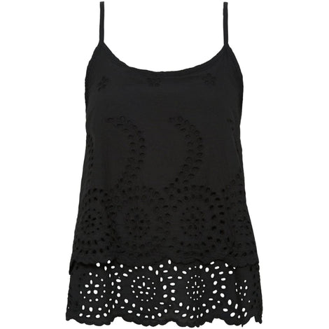 marta t-shirts_toppe Marta . Maya top, sort - 5720