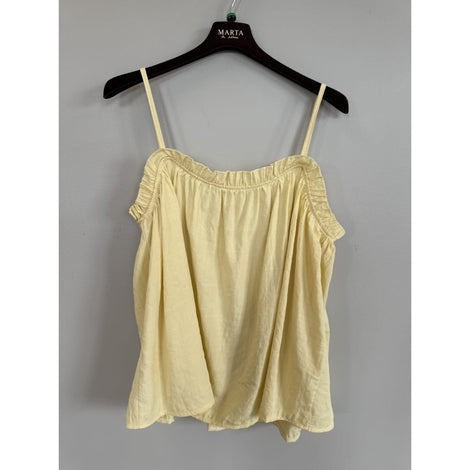 marta t-shirts_toppe Marta - Noelia top, gul