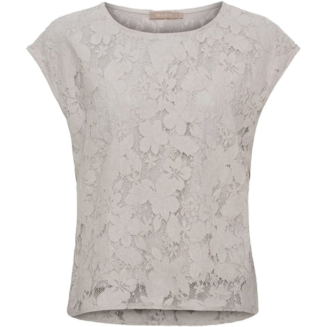 marta t-shirts_toppe Marta - Zorina blondetop, beige - 85661