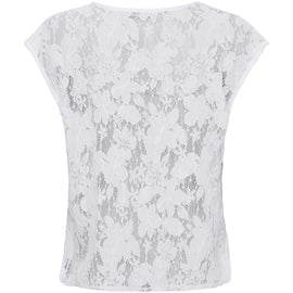 marta t-shirts_toppe Marta - Zorina blondetop, hvid - 85661