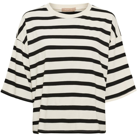marta t-shirts_toppe ONE-SIZE Marta - Sage t-shirts, sort - 8577