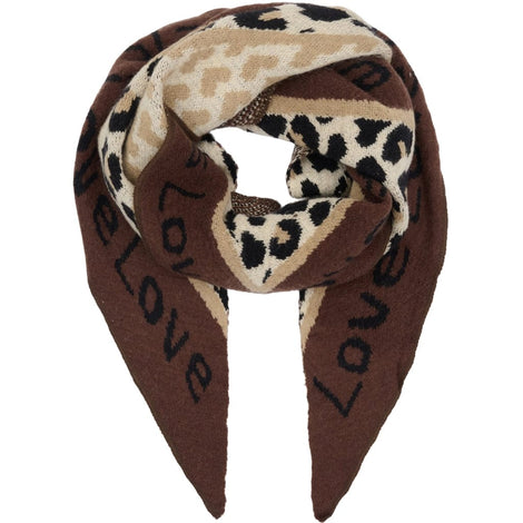 marta tørklæder ONESIZE Marta - Clio tørklæde, brun - ba-0746