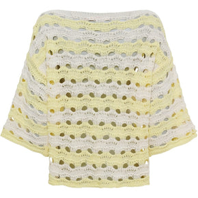 marta trøje_strik_cardigan Marta - Brandy strik, gul - kn8135