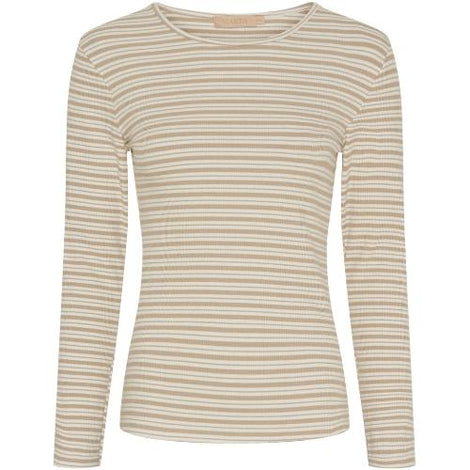 marta trøje_strik_cardigan Marta - Christel trøje, beige - 6452