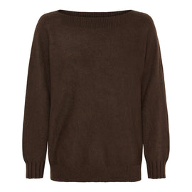 marta trøje_strik_cardigan Marta - Fallon strik, brun - 9511b