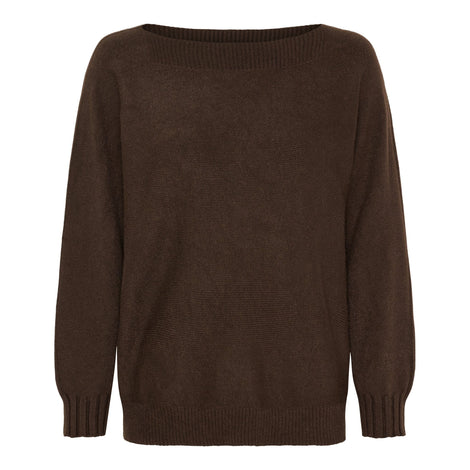 marta trøje_strik_cardigan Marta - Fallon strik, brun - 9511b