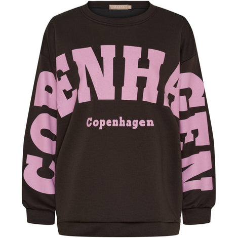 marta trøje_strik_cardigan Marta - Hibiscus sweat, brun - 22659