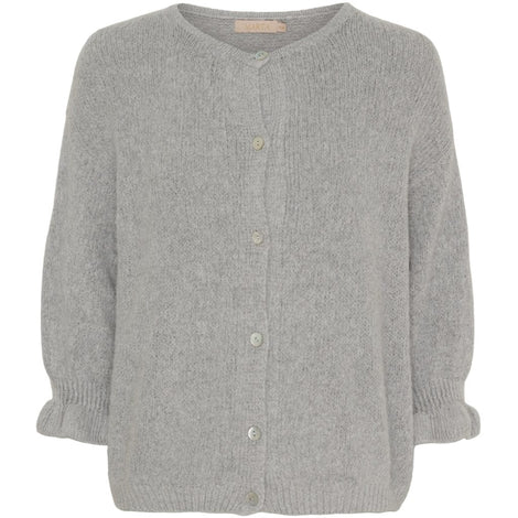 marta trøje_strik_cardigan Marta - Juliana strik, light grey