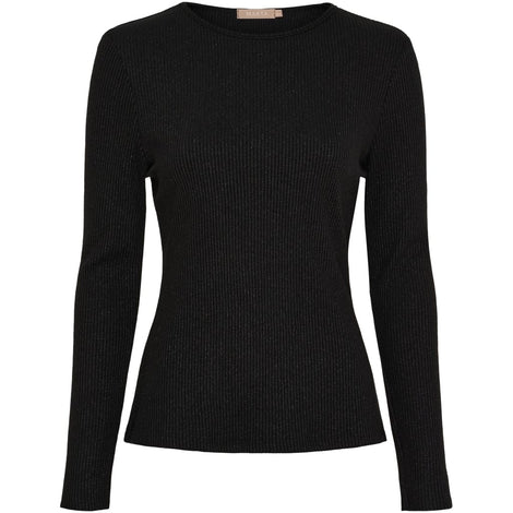 marta trøje_strik_cardigan Marta - Lunara trøje, sort - 38915