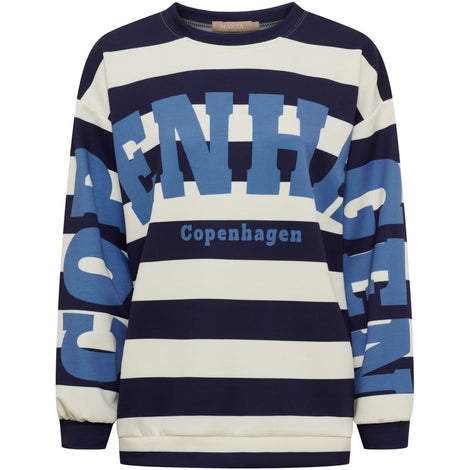 marta trøje_strik_cardigan Marta - Nerina sweatshirt, blå - 22659s