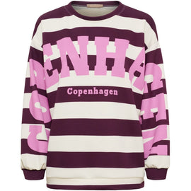 marta trøje_strik_cardigan Marta - Nerina sweatshirt, bordeaux - 22659s