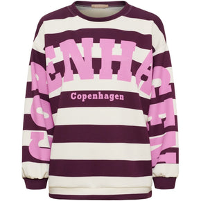 marta trøje_strik_cardigan Marta - Nerina sweatshirt, bordeaux - 22659s