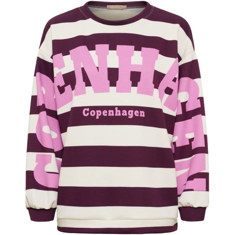 marta trøje_strik_cardigan Marta - Nerina sweatshirt, bordeaux - 22659s