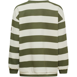 marta trøje_strik_cardigan Marta - Nerina sweatshirt, militær - 22659
