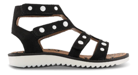 mia maja sandaler Mia Maja - Børnesandal, sort skind - 605