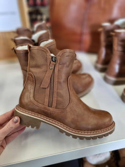 Morsø Skoimport korte støvler 5 th Avenue - Damestøvle, brun - 2303-22
