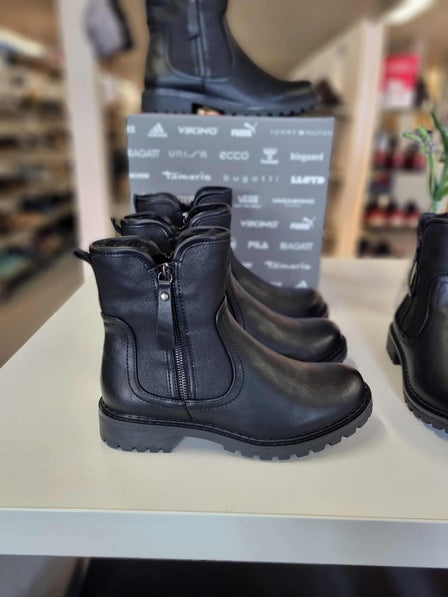 Morsø Skoimport korte støvler 5 th Avenue - Damestøvle, sort - 2303-22