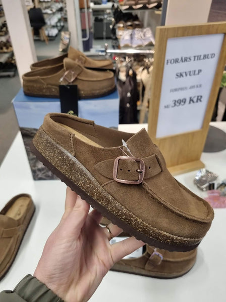 Morsø Skoimport slip-in Skvulp - Clog sko, brun - 204386