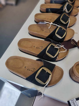 Morsø Skoimport slip-in Skvulp- Slip-in sandal, sort - 2463-86