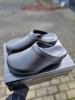 Morsø Skoimport træsko Morsø - Træsko uden hælkap, sort skind - 2075-04