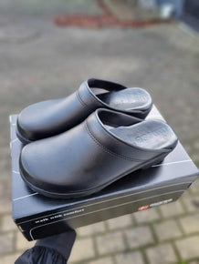 Morsø Skoimport træsko Morsø - Træsko uden hælkap, sort skind - 2075-04