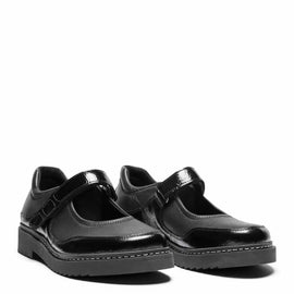 New Feet flade sko New Feet - Dame ballerina med velcro, sort - 252-31-210