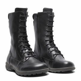 New Feet lange støvle New Feet - Damestøvle, sort skind - 172-21-110