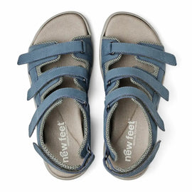 New Feet sandaler lav hæl New Feet - Damesandal, blå - 221-22-1540
