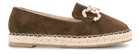 NOË Collection flade sko NOË - Espadrilles, brun - 83QX6-0435