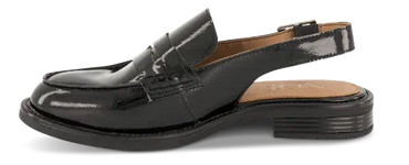 NOË Collection flade sko NOË - Slingback loafers, sort lak - LSH 00 9826