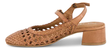 NOË Collection sko med hæl NOË - Slingback pump, brun - K-1938