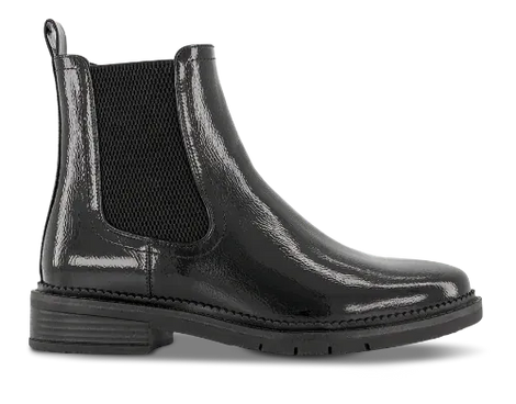 Norrliv korte støvler Norrliv - Damestøvle, sort lak - 205.54.604