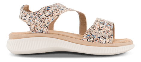 Norrliv sandaler lav hæl Norrliv - Damesandal, beige - EBEW12292