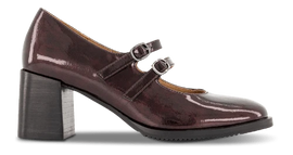 Norrliv sko med hæl Norrliv - Mary Jane Pump, bordeaux - BT24315-009