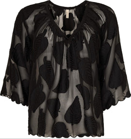 OFELIA bluser_skjorter Ofelia - Beate bluse, sort