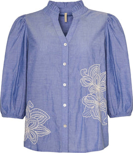 OFELIA bluser_skjorter Ofelia - Cema bluse, blå