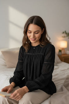 OFELIA bluser_skjorter Ofelia - Debbie bluse, sort
