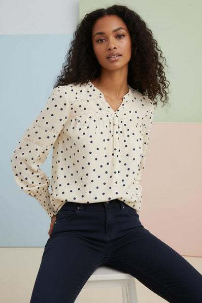 OFELIA bluser_skjorter Ofelia - Ditte bluse, sand