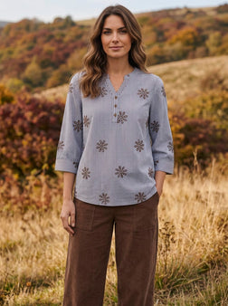 OFELIA bluser_skjorter Ofelia - Ella bluse, blå