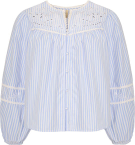 OFELIA bluser_skjorter Ofelia - Frida bluse, blå